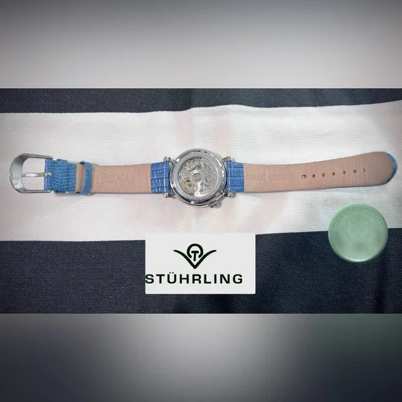 Stuhrling Original Blue and Silver Smartwatch Lady Wall Street 108 Automatic - Picture 6 of 10